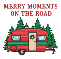 camping in the forest