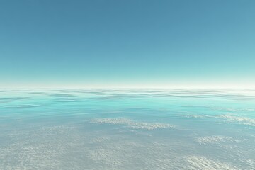 Obraz premium Peaceful Wide Ocean View Landscape