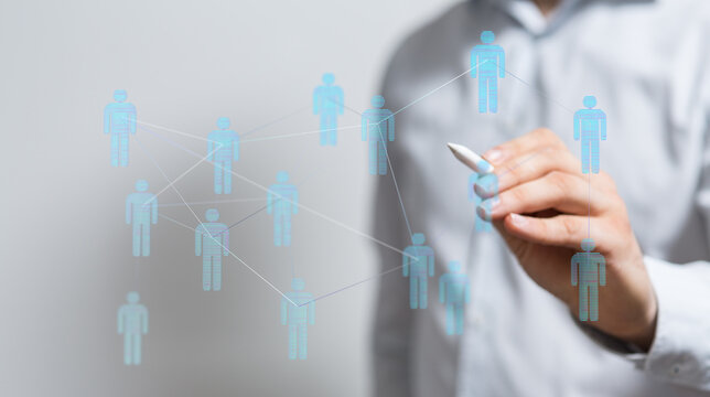 Connecting people and ideas through the concept of the network in modern technology and data processing