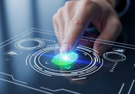 Advanced Fingerprint Authentication Technology for Secure Digital Access.