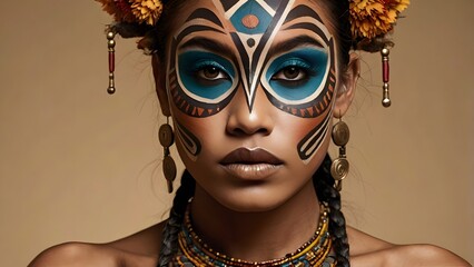 Tribal Face Art 3