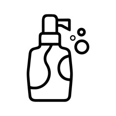 vector illustration of a bottle