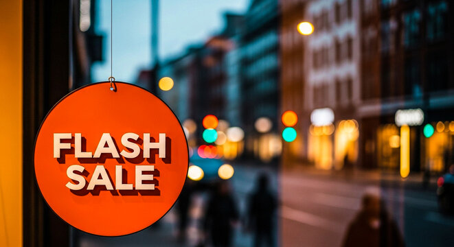 Flash sale promotion discount offer shop retail marketing business shopping special deal limited time only