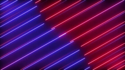 Abstract glowing rainbow color neon lines background motion graphics 4k animation.Neon glowing laser lines, abstract technology background. Seamless loop animation