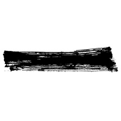 Stylish black ink brush strokes for artistic backgrounds and designs