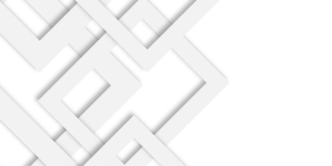 Abstract white and gray background. smooth abstract background.Elegant gray and white squares pattern. Grey white stripe background geometry shine and layer element vector for presentation design.	