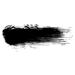Hand drawn black ink brush strokes for textured design backgrounds