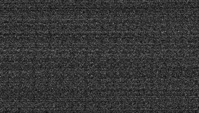 Analog Static Noise texture overlay. Horizontal stripes offset . No signal white noise artifacts. VHS Glitch. Bad TV signal ,tv screen noise glitch effect. Glitch static white noise