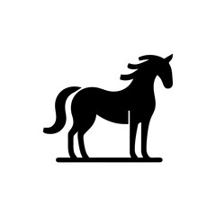 Obraz premium Horse silhouette profile Horse