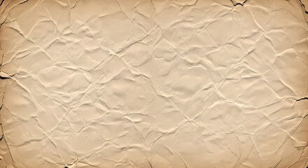 A close-up textured background of crumpled vintage paper with subtle light and shadow play
