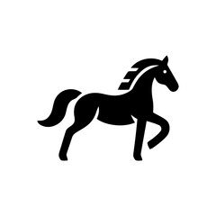 Horse geometric animal silhouette