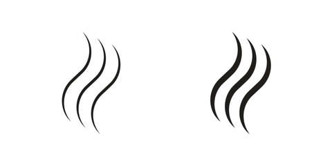 Obraz premium Hair icon silhouette vector designs. Editable Strokes