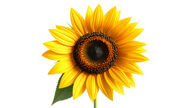 Vibrant yellow sunflower bloom centered against a deep black background
