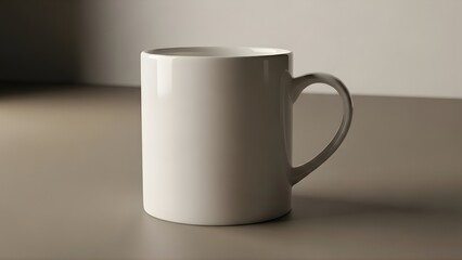 Obraz premium empty white cup