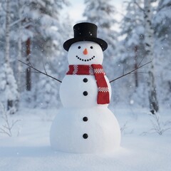 Obraz premium snowman