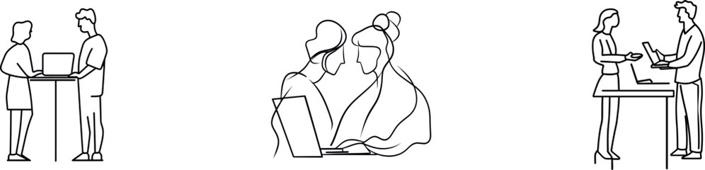 Continuous line drawing in a minimalist modern style shows a child reading a book, embodying the back to school theme with the designation 270919e
