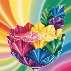 abstract flower background