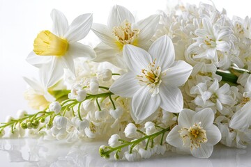 Elegant White Flowers Bouquet Arrangement