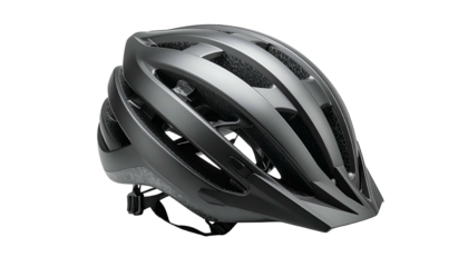 Modern safety headgear designed for cycling activities is presented against a dark backdrop