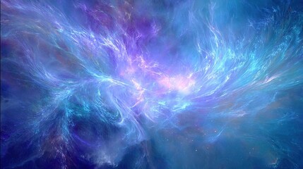 Vibrant Colorful Space Nebula