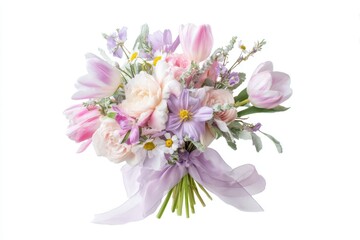 Elegant Easter flower composition for modern greeting cards and branding.
