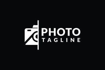 camera logo icon vector illustration