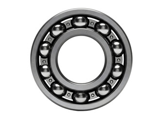 Ball bearing mechanical component isolated on transparent background