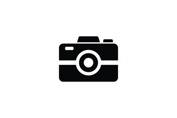camera logo icon vector illustration