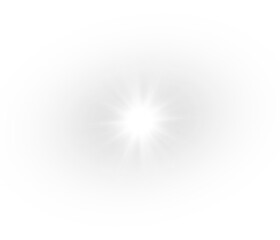 Bright sunlight with star shine flare overlay background