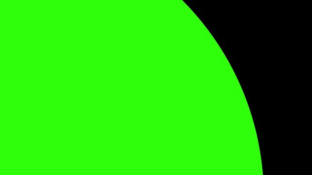 circle transition overlay or video mask green screen loop. Ellipse Zoom Transition, circle wipe transition animation background 4k, Abstract loader, opening, or wipe effect for screen design.