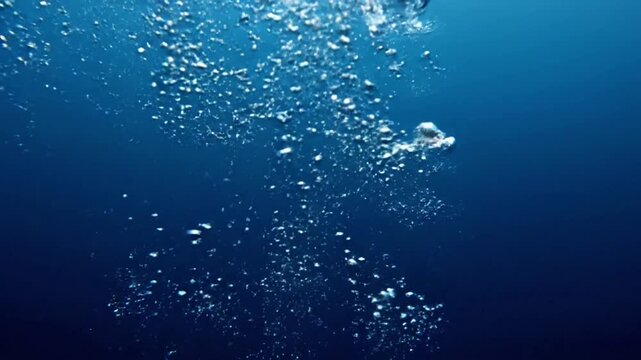Dynamic close up shot of various sized bubbles interacting, merging, and popping, showcasing intricate surface tension and fluid dynamics. Emphasize the abstract beauty of the bubbles' forms and?