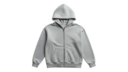 Full zip up hooded sweatshirt mockup presented against a solid dark background