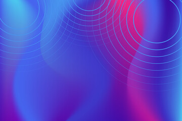 Fluid neon purple, blue blurred gradient with liquid wavy texture background. Digital tech defocused backdrop. Elegant smooth flow curvy wallpaper for product display, poster, banner, social media