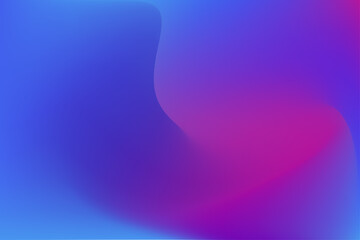 Fluid neon purple, blue blurred gradient with liquid wavy texture background. Digital tech defocused backdrop. Elegant smooth flow curvy wallpaper for product display, poster, banner, social media