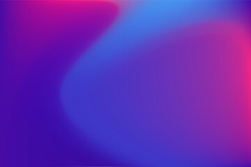 Fluid neon purple, blue blurred gradient with liquid wavy texture background. Digital tech defocused backdrop. Elegant smooth flow curvy wallpaper for product display, poster, banner, social media