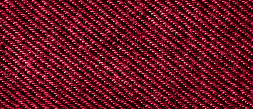red fabric with black stripes