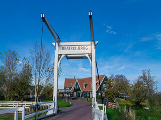 Former island of Marken in Noord-Holland