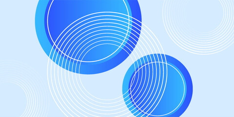 Abstract modern dynamic blue geometric background. vector