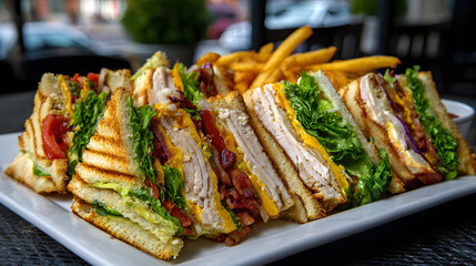 ClubSandwichWithFries