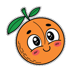 Kawaii Style Smiley Face Sticker With Tiny Sweet Expression