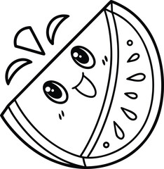 Kawaii Style Smiley Face Sticker With Tiny Sweet Expression