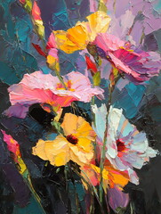 still life flower wood background