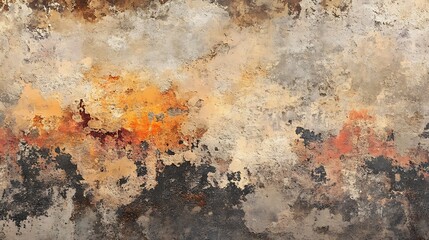 Abstract grunge background with earthy tones and a textured, weathered look