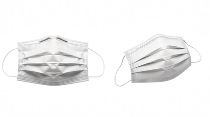 Disposable White Surgical Face Masks