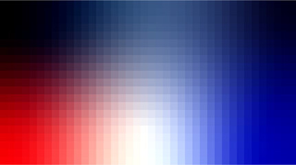 Obraz premium Striking pixelated gradient with a luminous white streak blending into vivid red and blue tones. Perfect for bold, high-end graphic design, UI, and UX visuals in premium 8K quality.