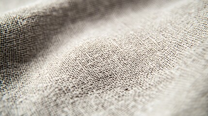 Close up of a gray fabric texture with a soft and natural appearance