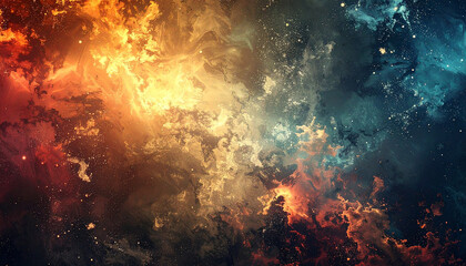 Experiment with different color schemes and textures ai generated illustration
3