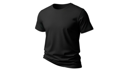 Solid dark garment mockup displays draped fabric folds against a deep black background