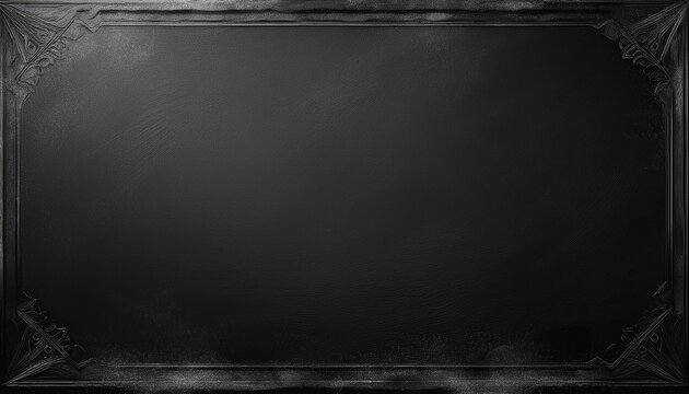 fondo abstracto grunge textura marco en negro con brochazos desgastados recurso banner con efecto enmarcado espacio para texto o imagen