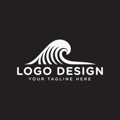 Modern Wave, Ocean, Surf, Beach Logo Design